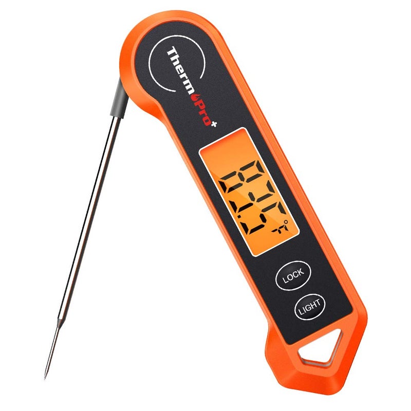 ThermoPro ترمومتر لحوم رقمي ThermoPro TP19H للطهي مع إضاءة خلفية مزدوجة الحساسية وحساس حركة لمطبخ الطهي لقياس درجة حرارة الطعام للشواء والشواية والقلي بالزيت والحلويات والترمومتر الفوري لقراءة درجة الحرارة. - Image 1